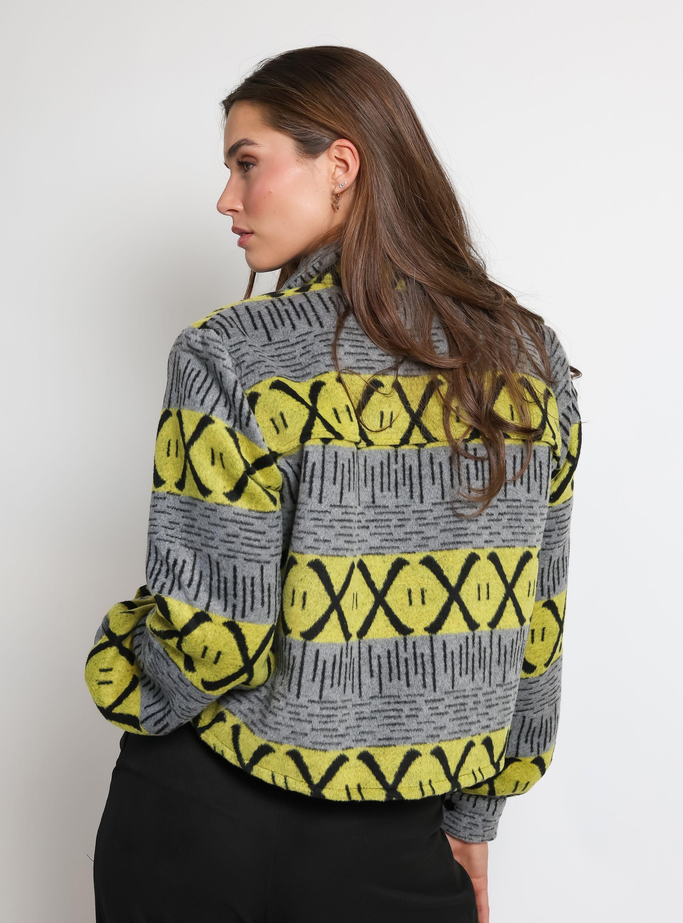 Chaqueta Antonia Gris Amarillo Natalia Seguel-6