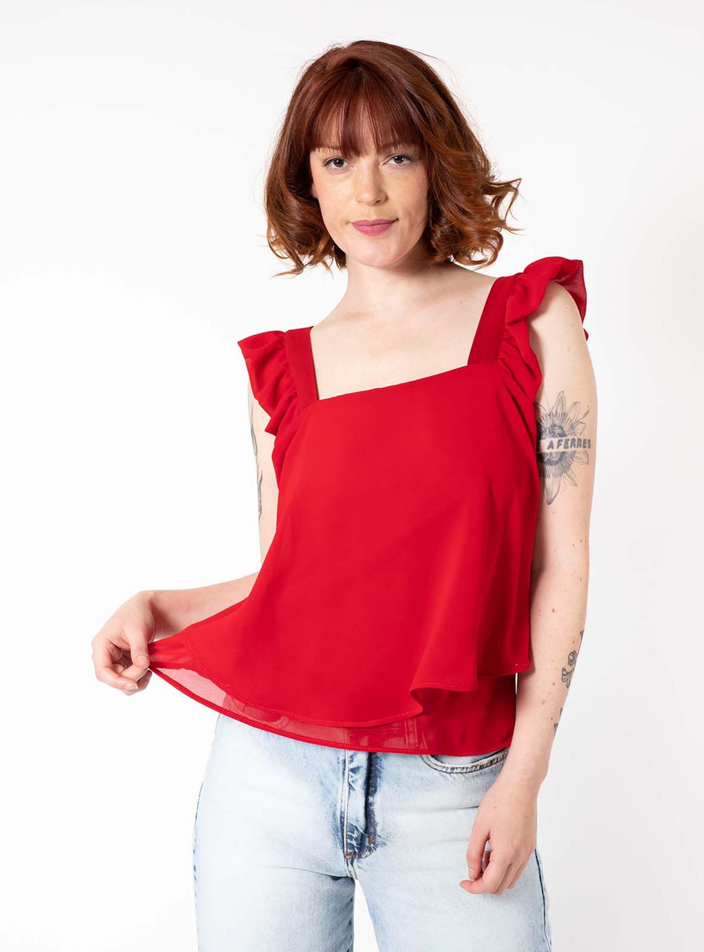 Blusa Noah Rojo Natalia Seguel-4