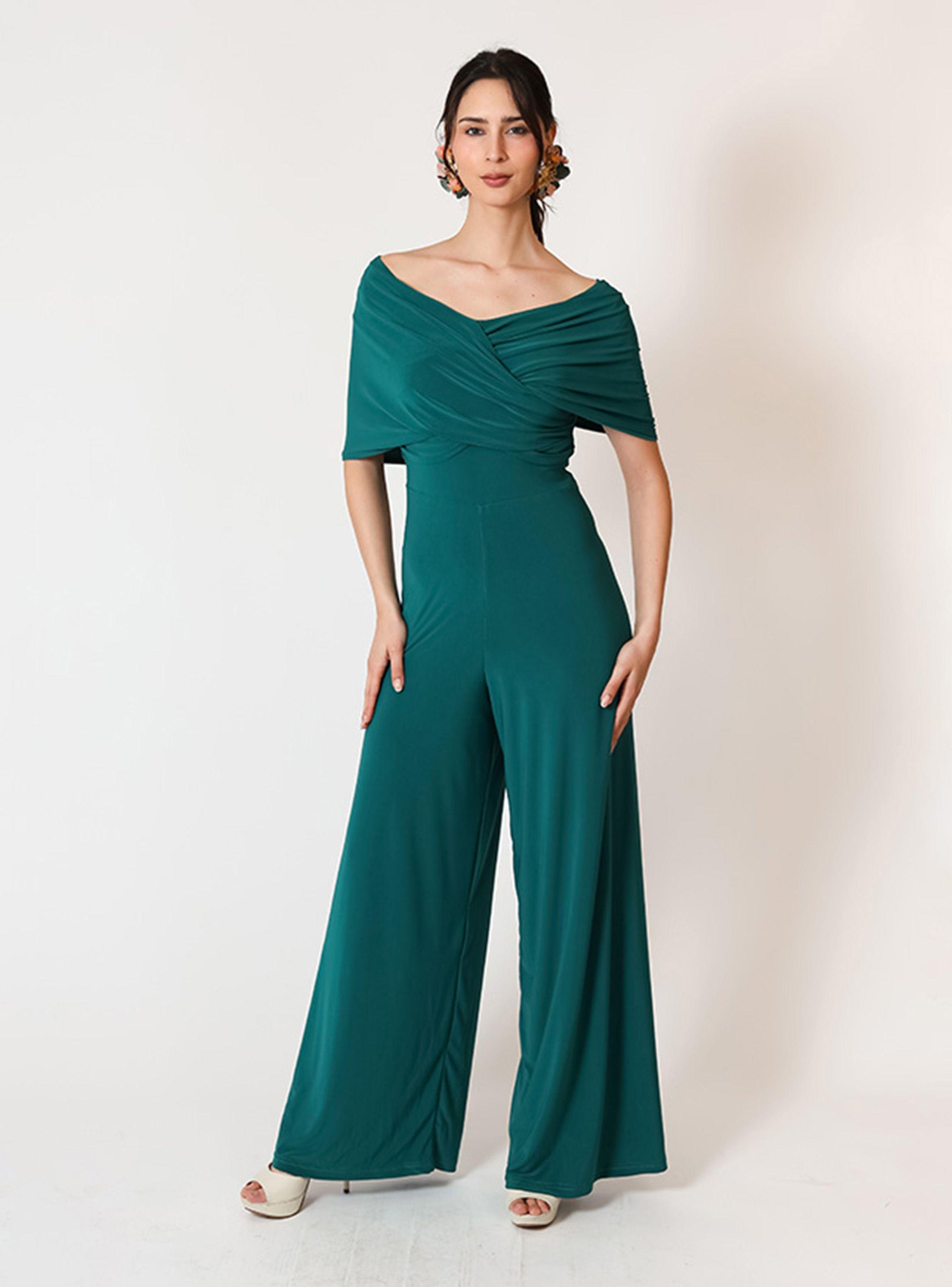 Enterito Suri Sin Mangas Verde Botella Natalia Seguel-2