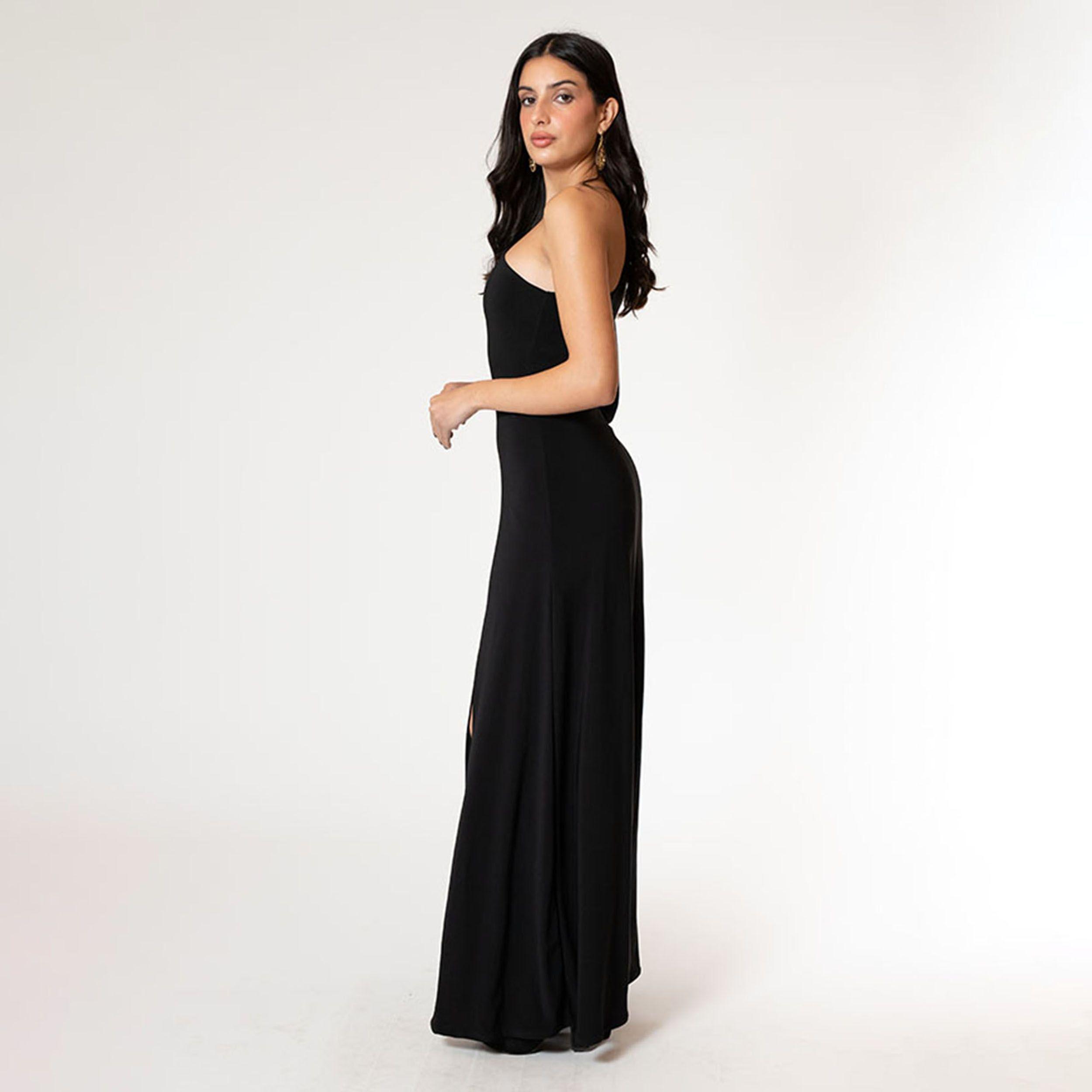 Vestido Emilia Negro Natalia Seguel-2