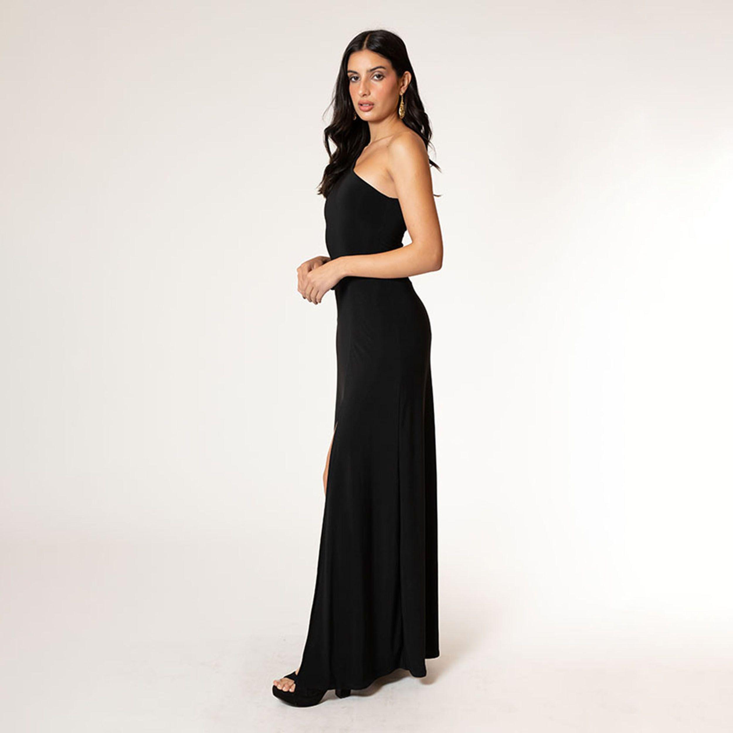Vestido Emilia Negro Natalia Seguel-3