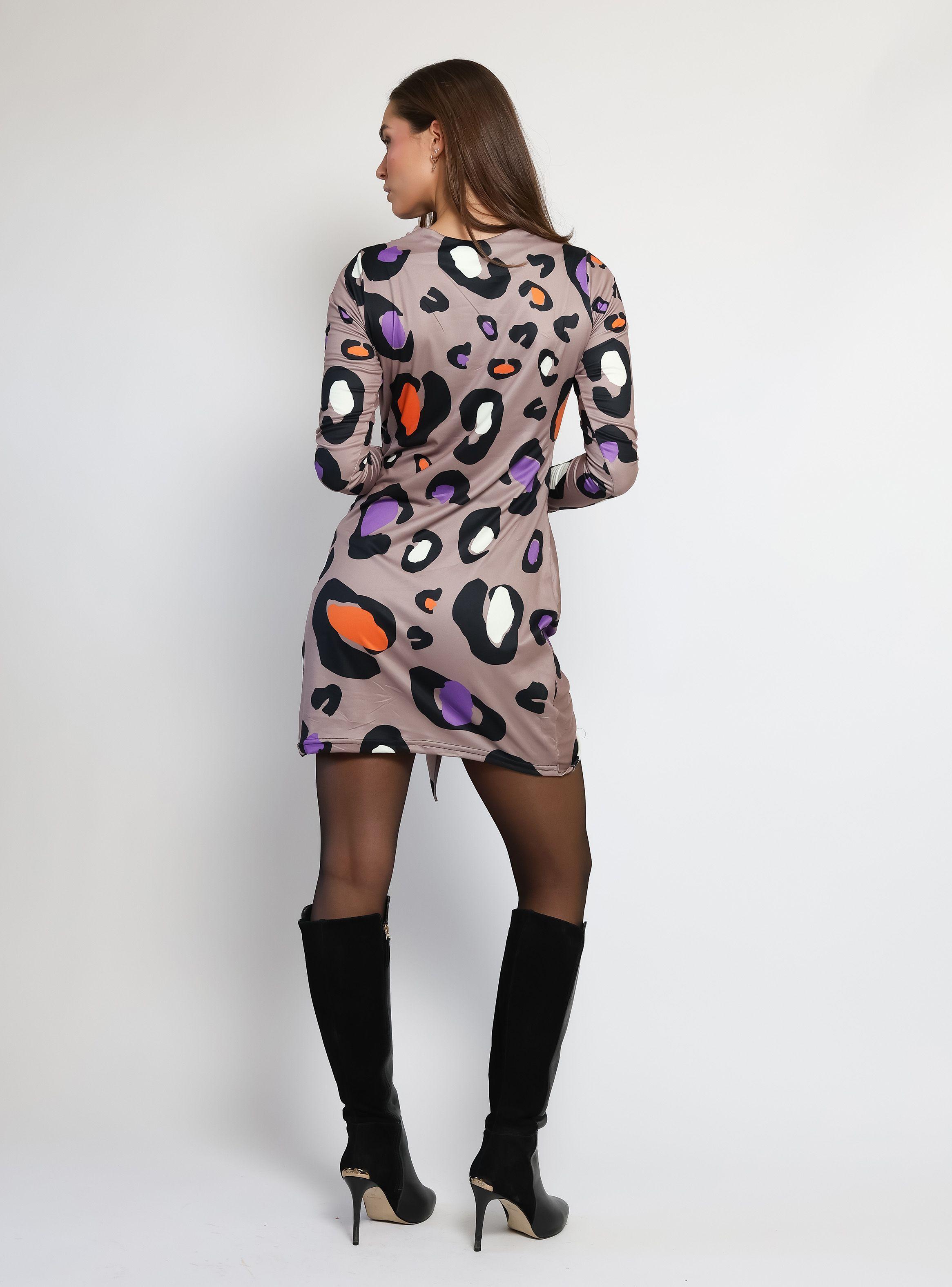 Vestido Jose Beige Lunares Natalia Seguel-3