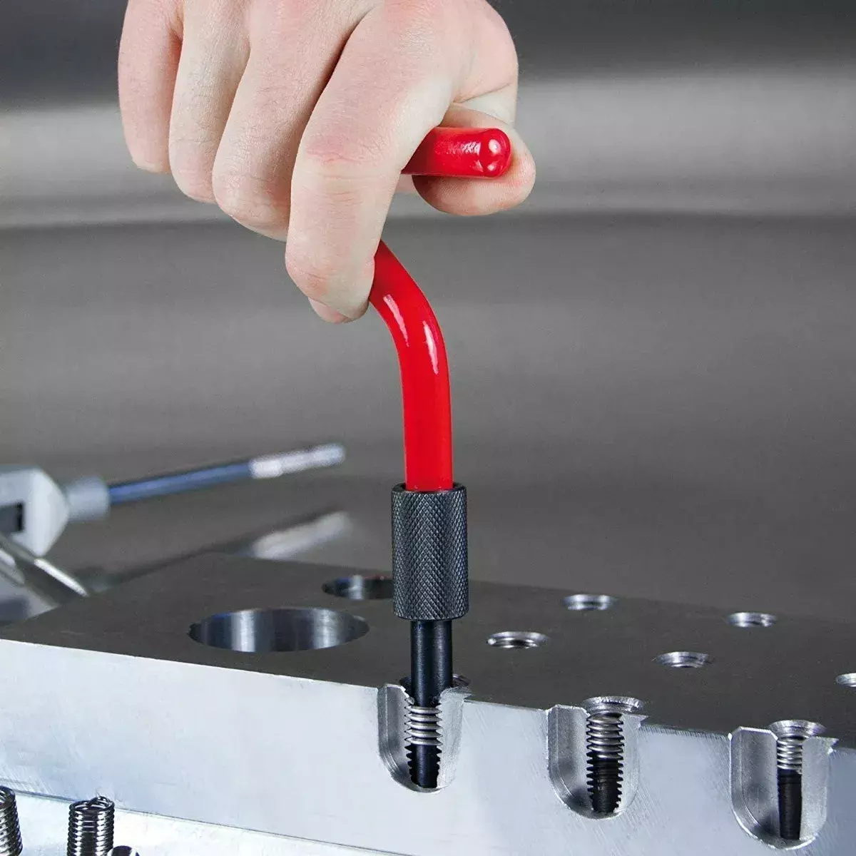 Kit de Reparación de Roscas Metrica Acero Múltiples Tamaños-7