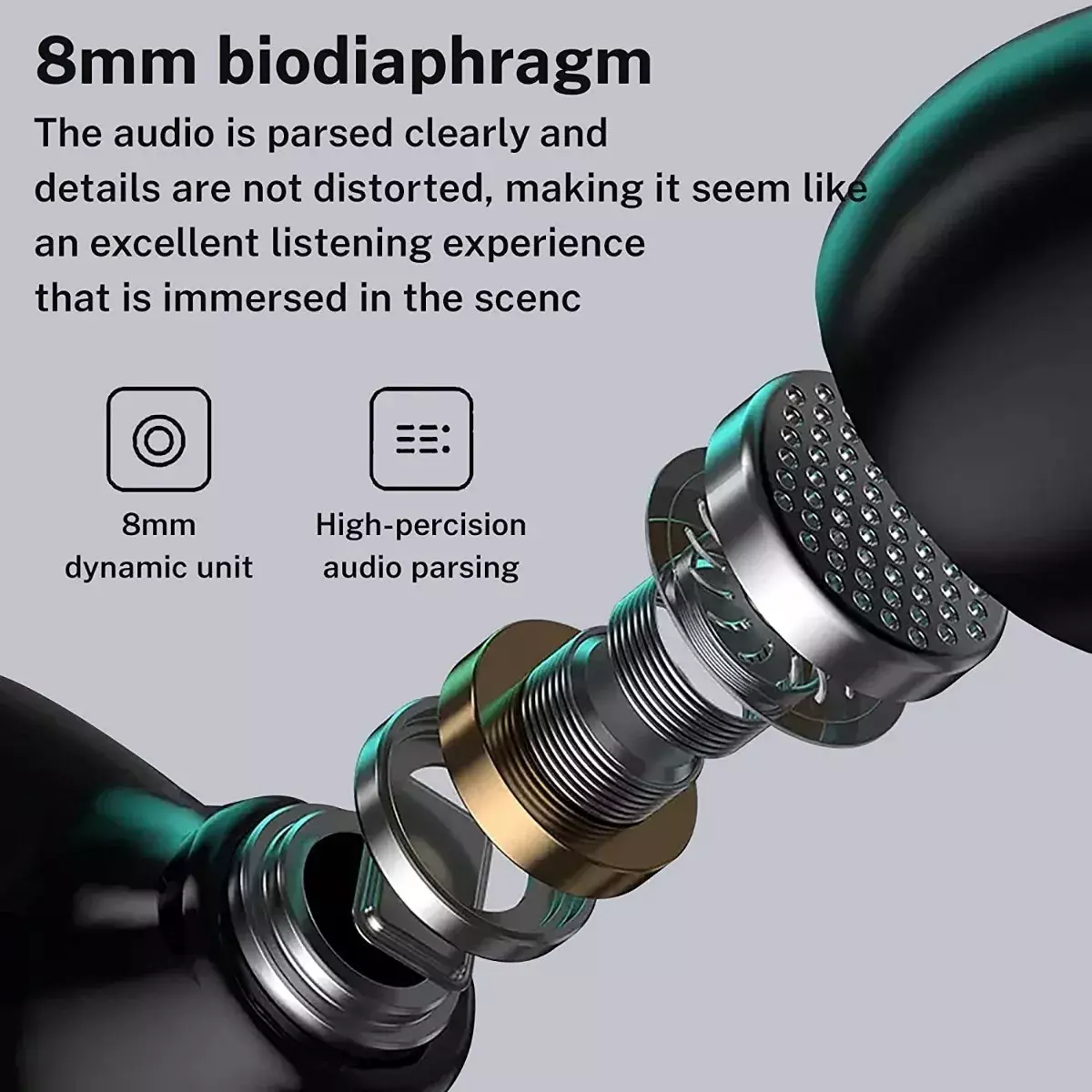 Auriculares Inalámbricos Bluetooth 5.2 con Banco de Energía 180H Resistente al Agua Grado 7-3