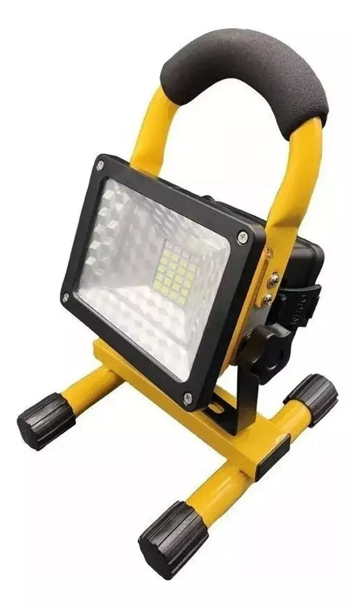 Lámpara LED Portátil Recargable 360° Rotación 25cm Amarilla-2