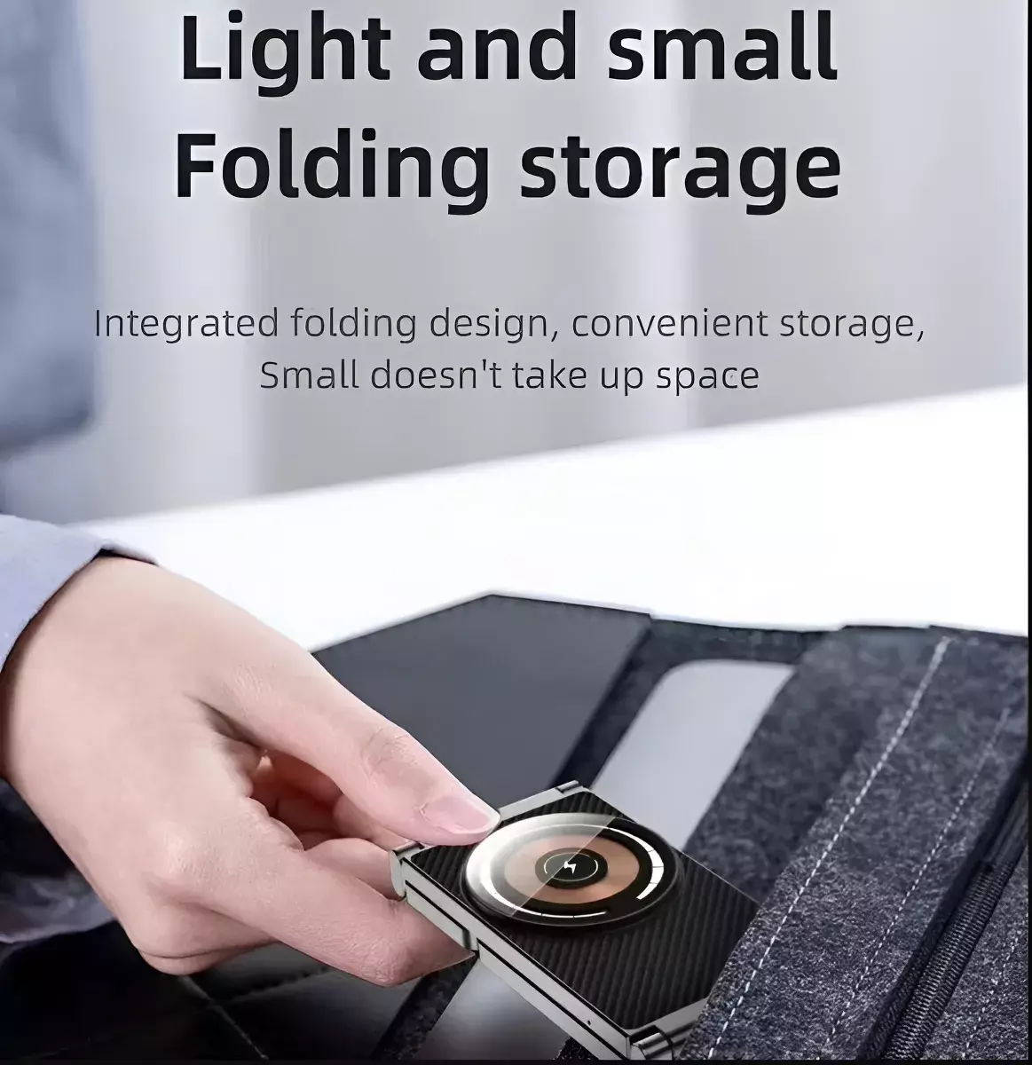 Cargador Inalámbrico Plegable 3 En 1 Magnético Compatibilidad Universal-7