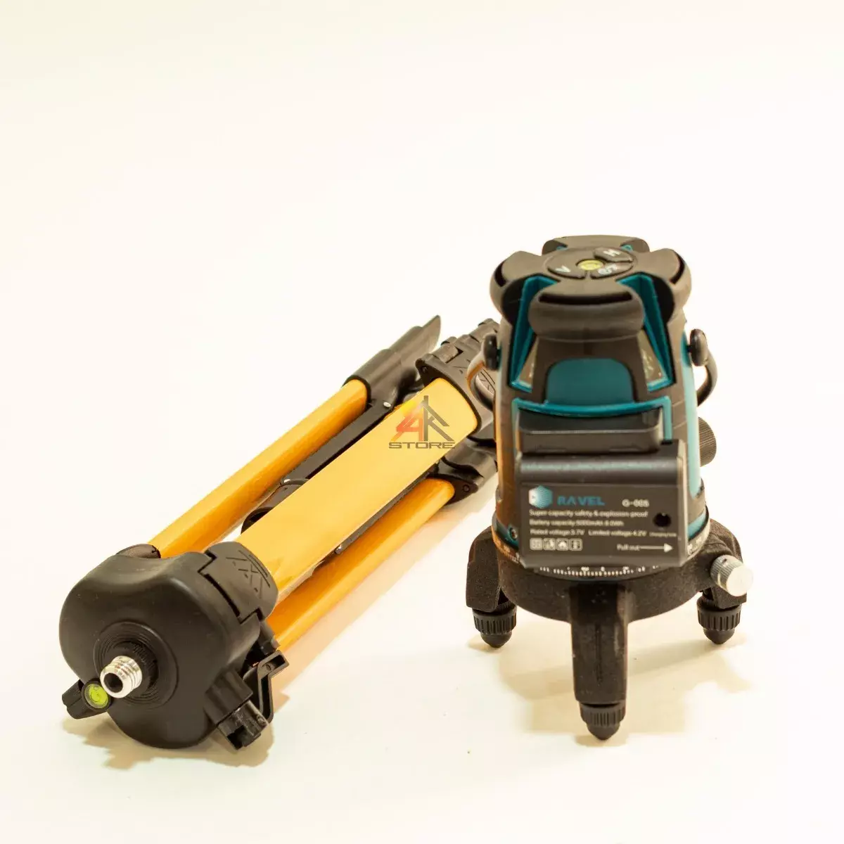 Nivel Láser Automático 360° 5 Líneas Verde Recargable Interior/Exterior-3