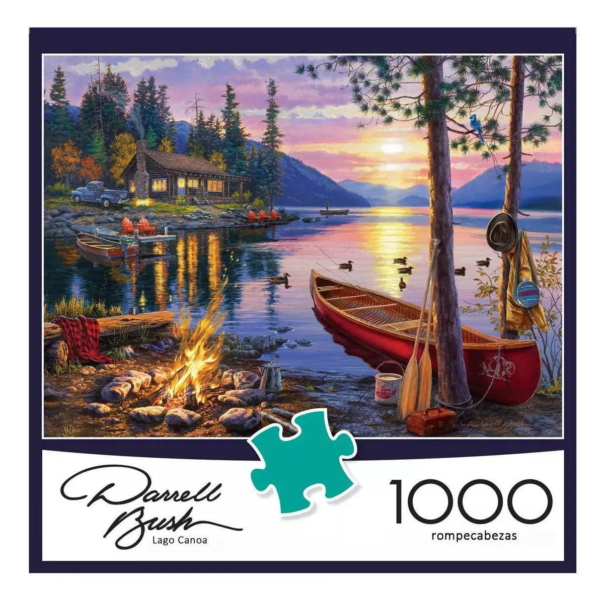 Alfombra Portátil para Rompecabezas Color Negro 1500 Piezas + Accesorios-5