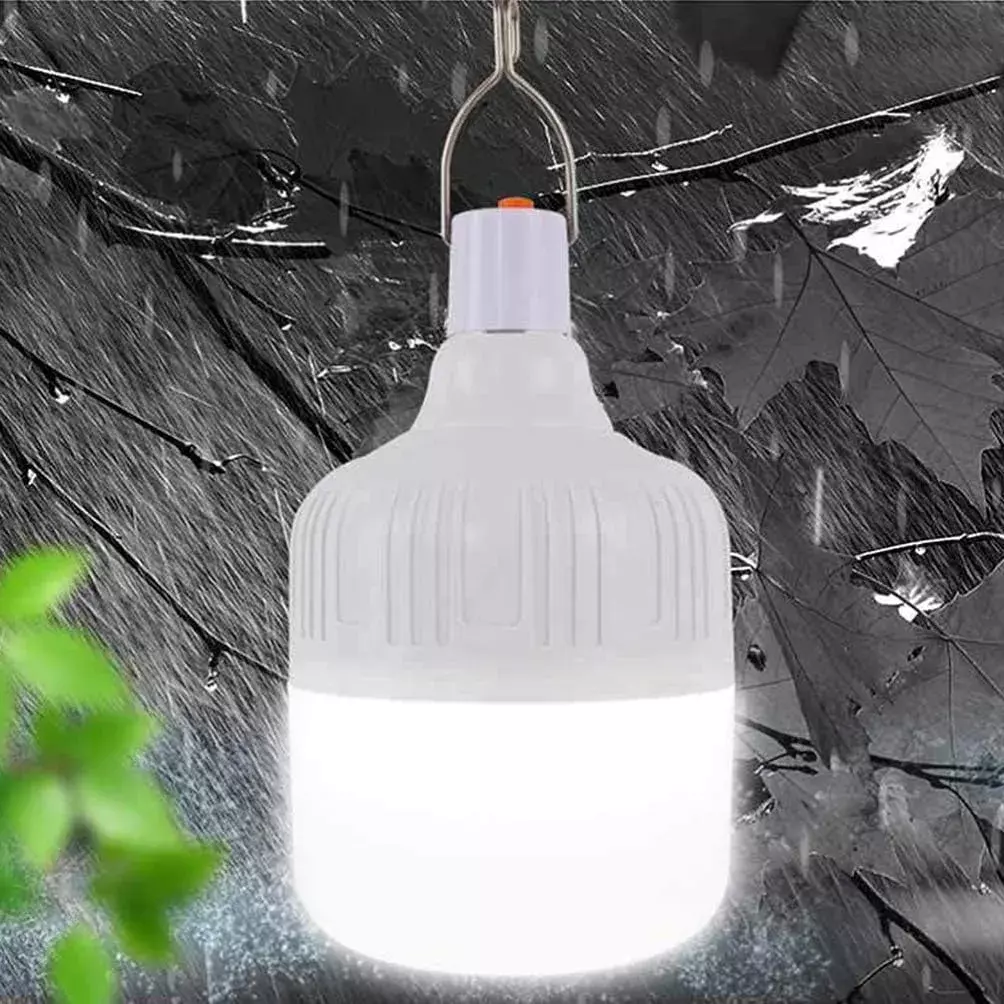 Lámpara LED Recargable Portátil Luz Blanca Exterior E27-3