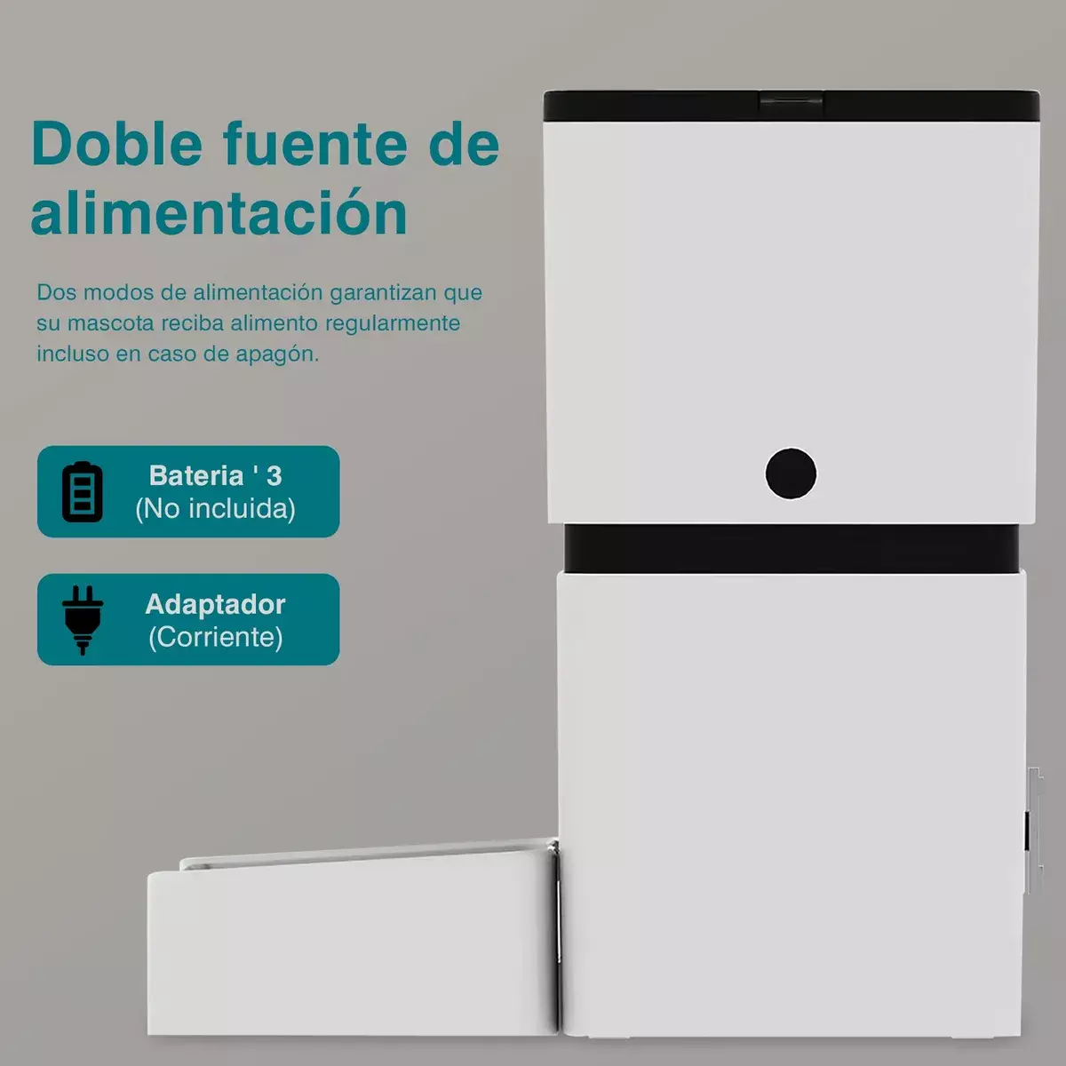 Comedero Automático Para Mascotas 8L Con Cámara HD 1080P Control APP-8