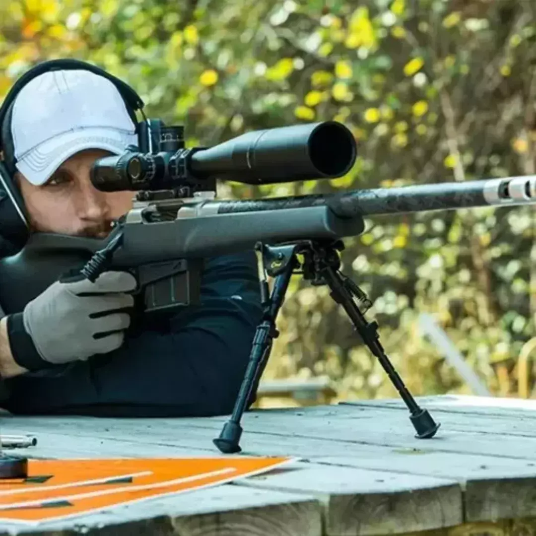 Bipode Ajustable para Rifle Altura Regulable 182-255mm Acero-4