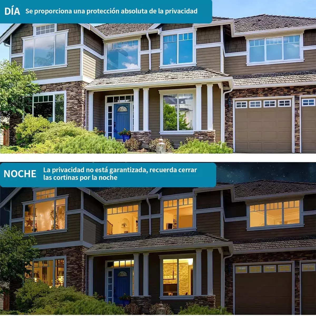 Película Para Ventanas Protección UV Reflectante Control Térmico 50x1000cm-5