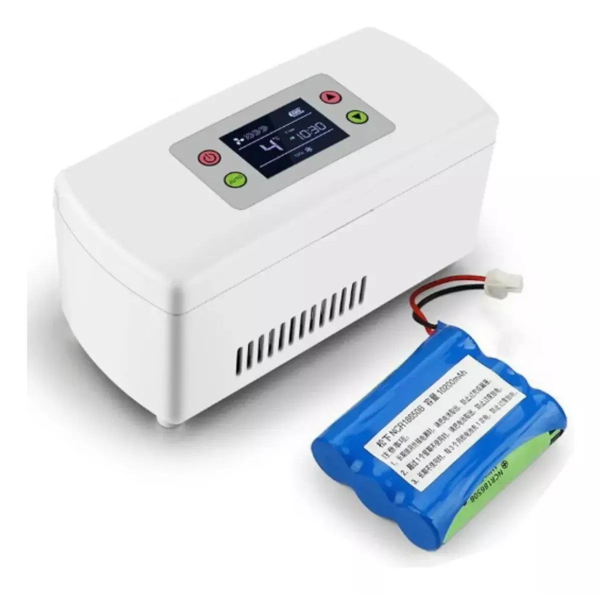 Caja Térmica Portátil Medicamentos 2-8°C Pantalla Digital Recargable-4