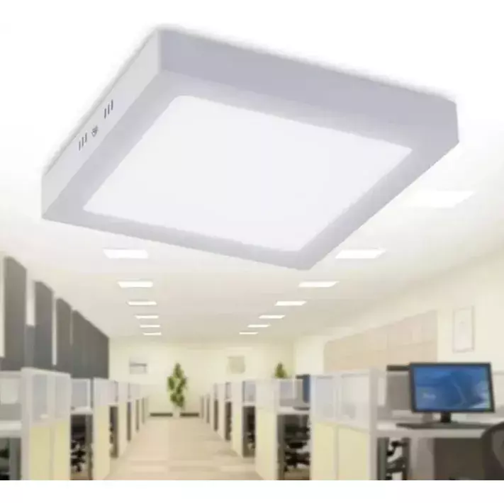 Panel LED Cuadrado Empotrable 18W Blanco Frío-1