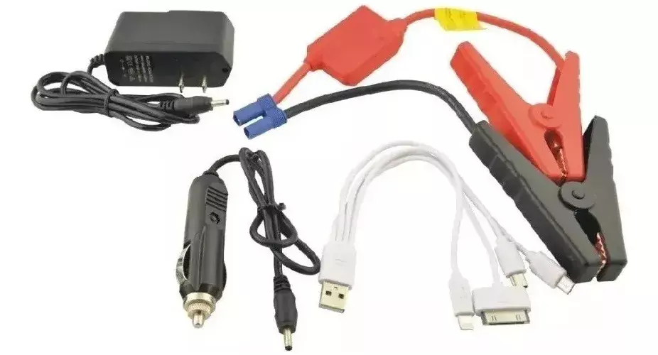 Arrancador de Batería Portátil 12V Multiuso con Linterna y Puertos USB-4