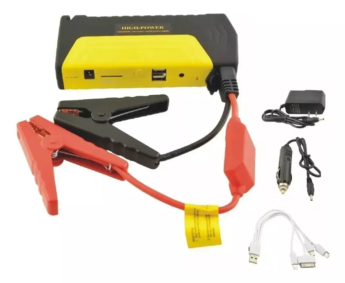 Arrancador de Batería Portátil 12V Multiuso con Linterna y Puertos USB-5