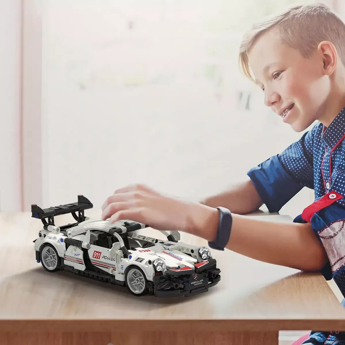 Auto Deportivo de Bloques de Construcción 501 Piezas Retroceso 6+ Años-7