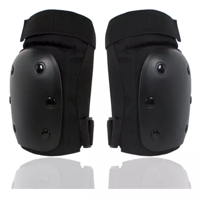 Casco y Juego de Rodilleras, Coderas y Muñequeras para Patinaje EVA Negro Ajustable-5