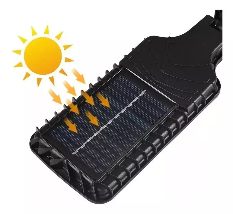 Lámpara Solar LED Sensor Movimiento 120W Impermeable Ajustable Exterior-6