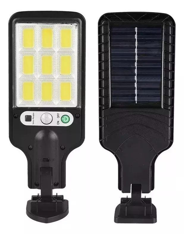 Lámpara Solar LED Sensor Movimiento 120W Impermeable Ajustable Exterior-9