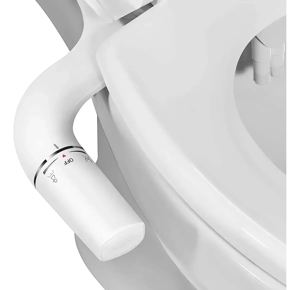 Accesorio Bidet Ultra Delgado Ajustable para WC Conexión Metálica-5