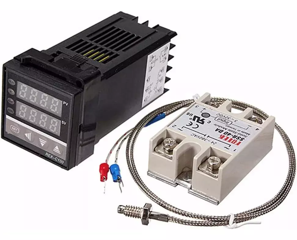 Controlador De Temperatura Digital REX-C100 Relé K Tipo-2