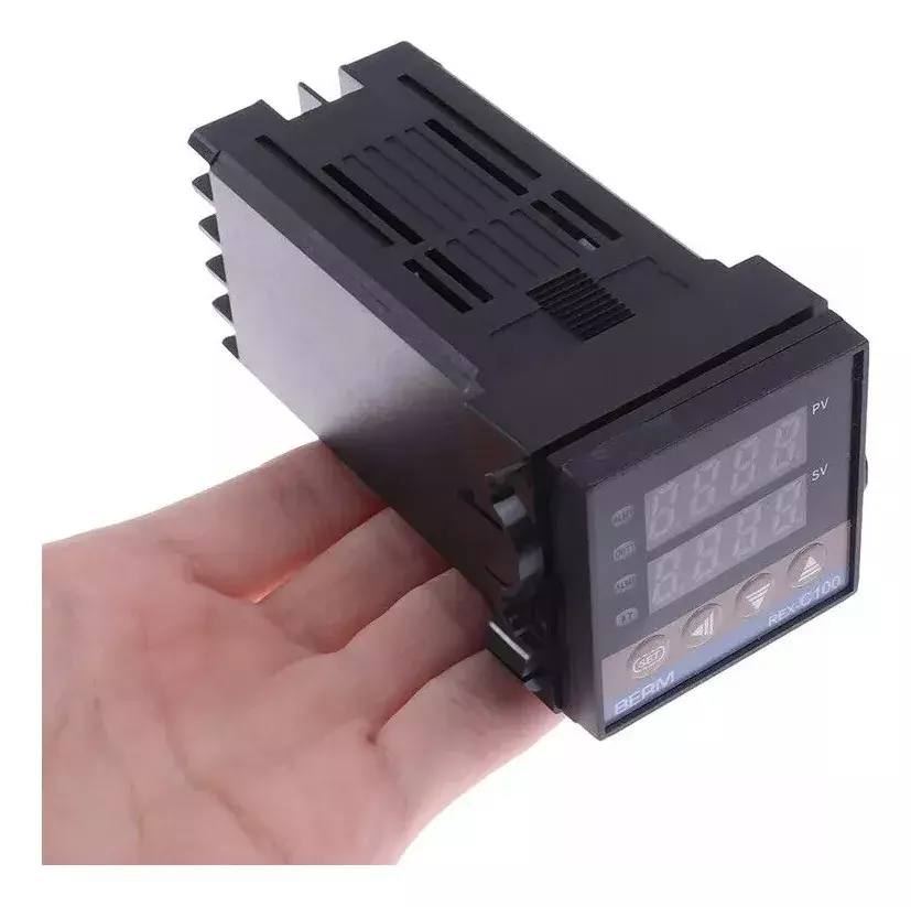 Controlador De Temperatura Digital REX-C100 Relé K Tipo-7