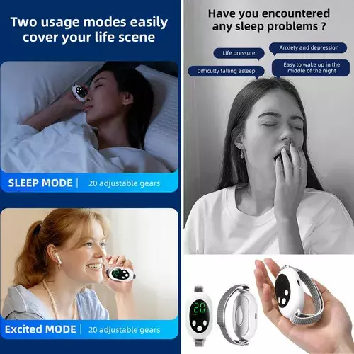 Masajeador de Mano Relajante EMS con Pantalla LED Reajustable y USB Tipo C-3