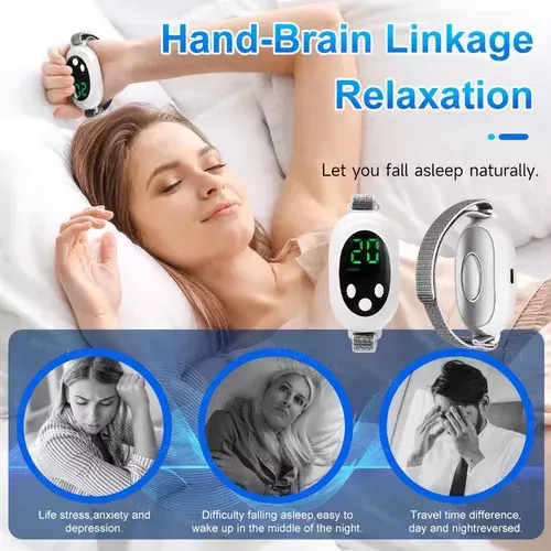 Masajeador de Mano Relajante EMS con Pantalla LED Reajustable y USB Tipo C-5