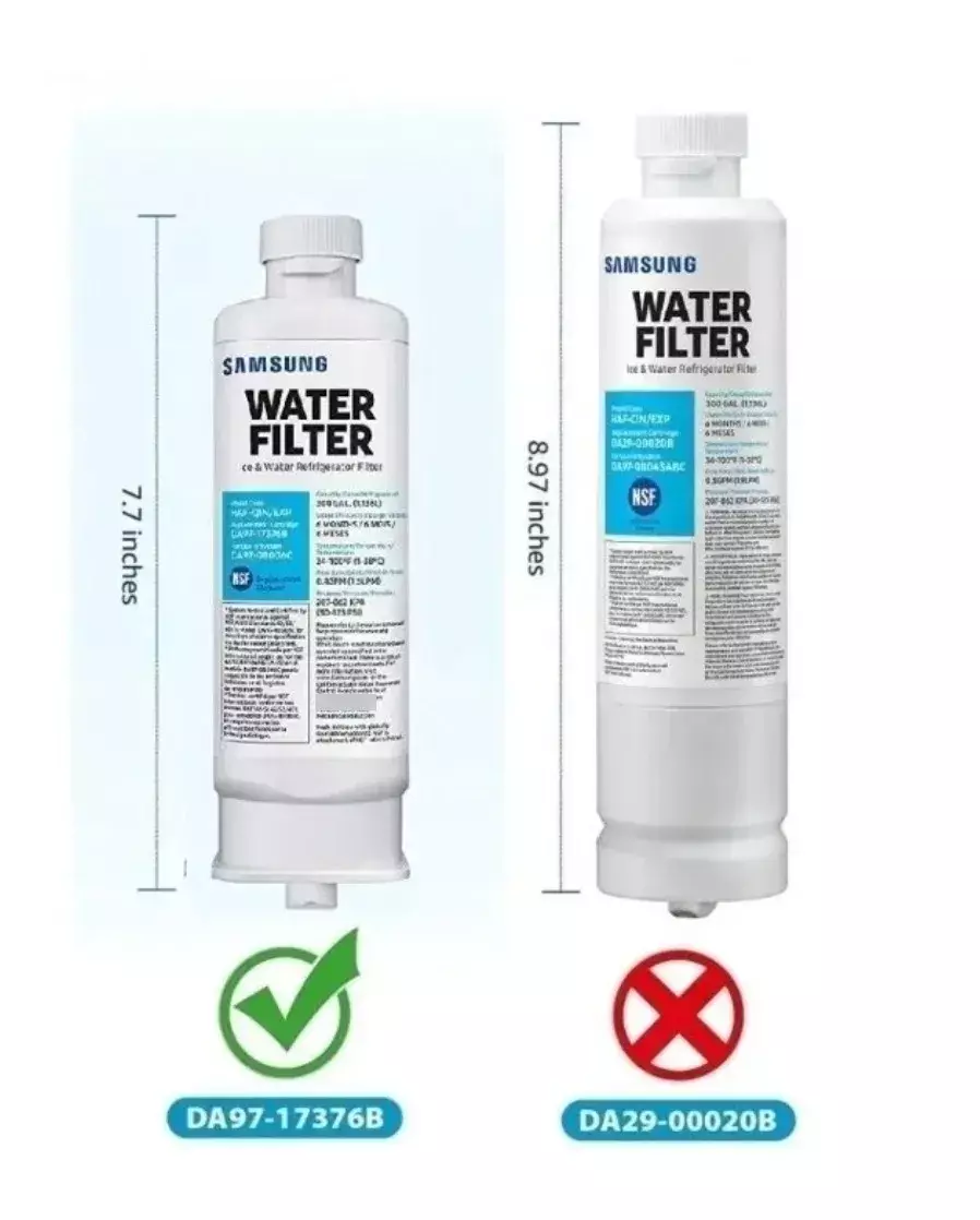Filtro de Agua Refrigerador DA97-17376B Compatible NSF-8