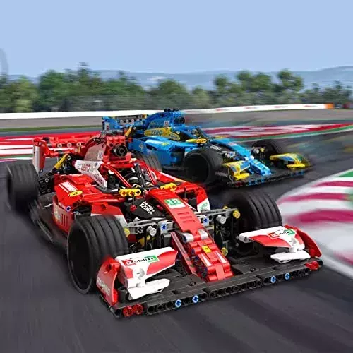 Auto de Carreras Bloques de Construcción Modelo XL Rojos 6+ Años-6