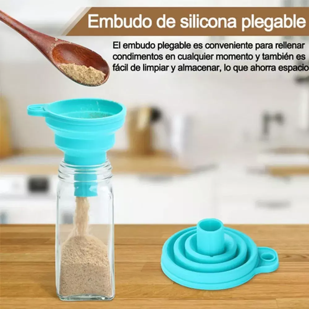 Juego de Frascos para Especias 12 Piezas Vidrio Tapa Bambú 120ml-5