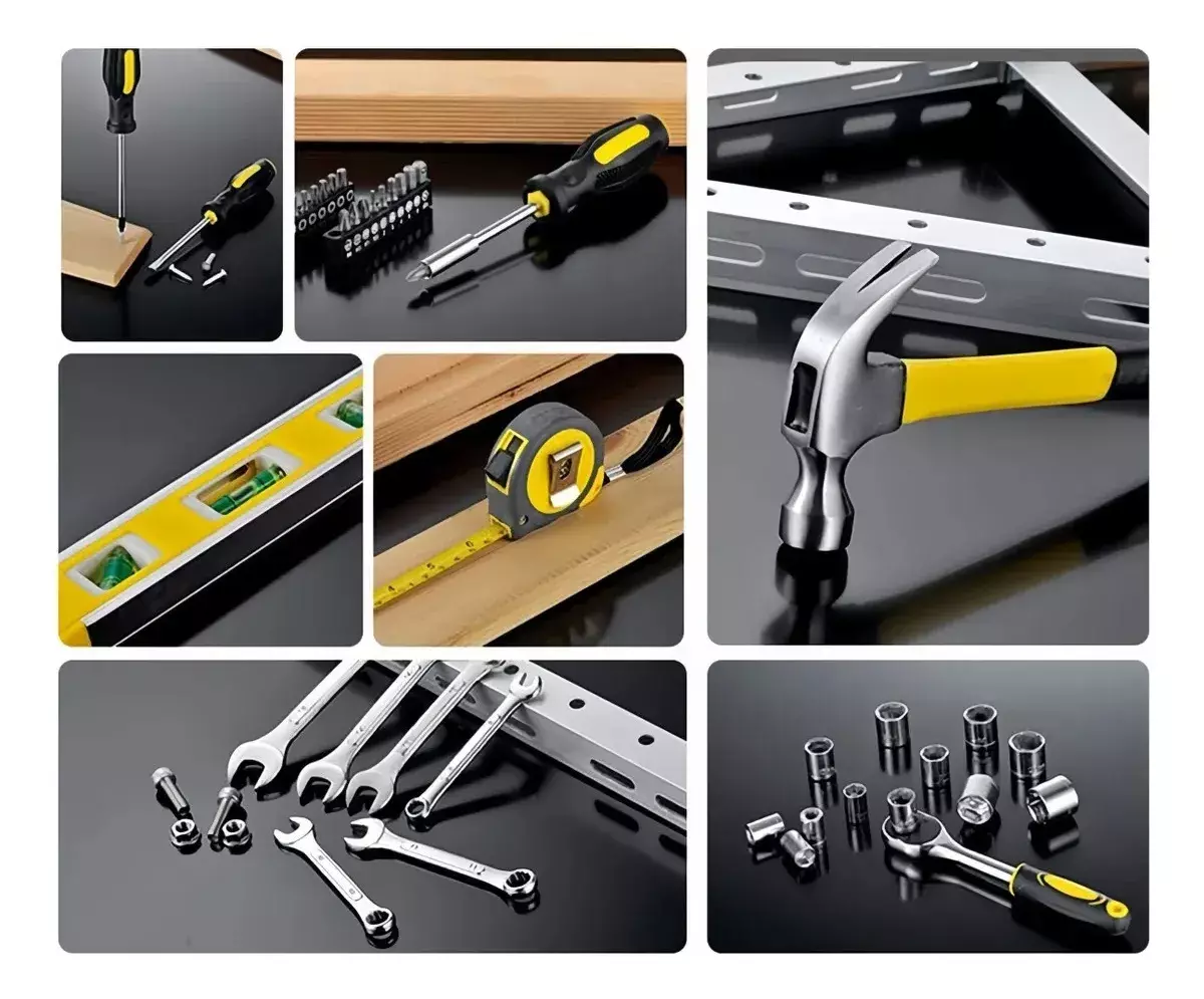 Juego de Herramientas Multiuso 120 Piezas Acero Portátil-6