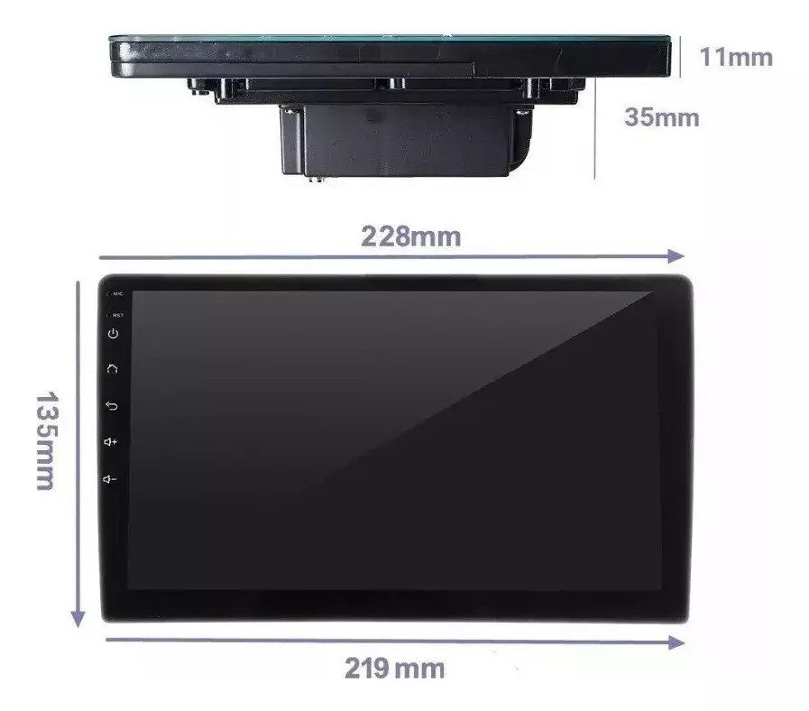 Radio Para Auto Android 9 Pulgadas Pantalla Táctil Bluetooth GPS WiFi-8
