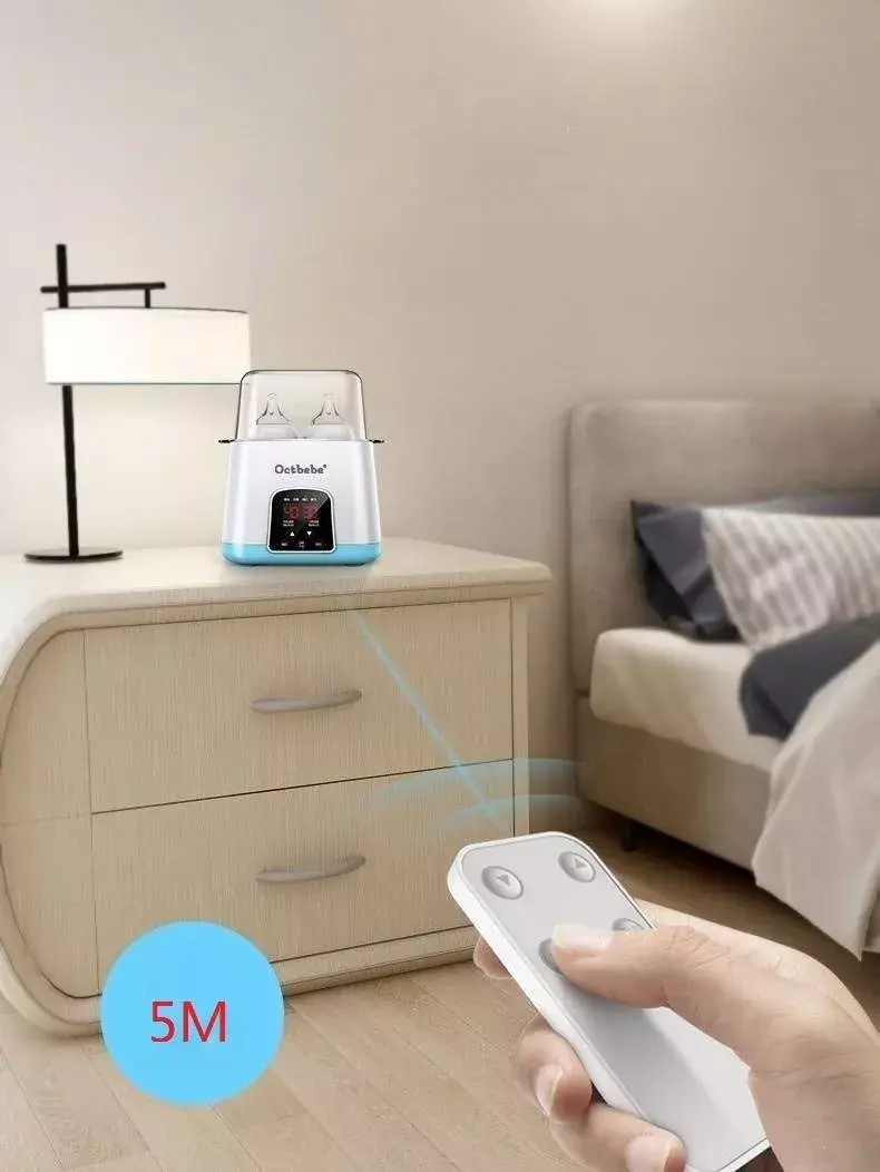 Calentador de Biberones Multifuncional con Esterilización y Control Remoto-6