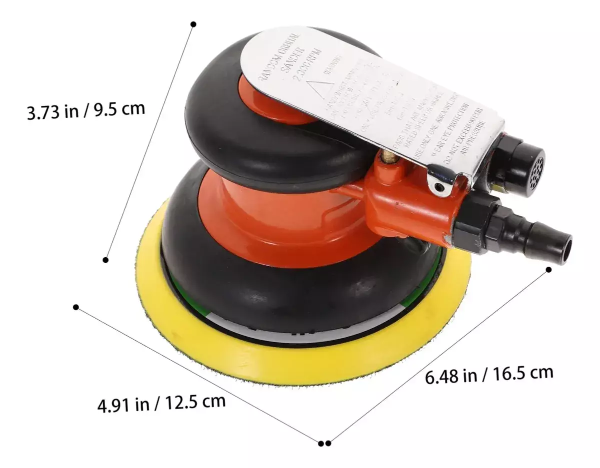 Lijadora Neumática Orbital 5 mm Rectificado Descentrado-2