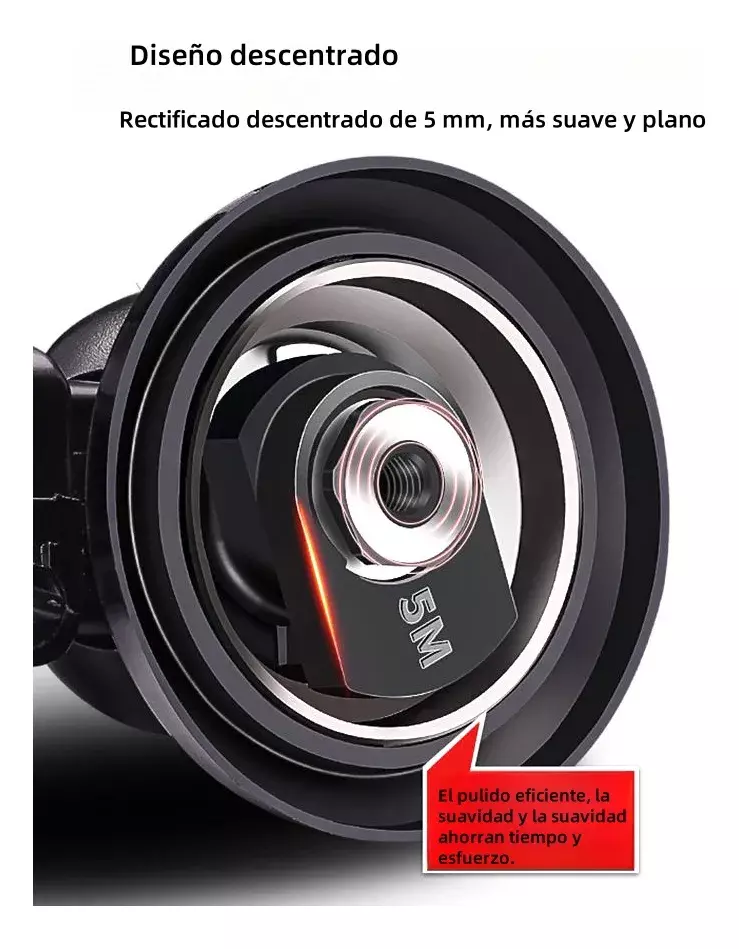Lijadora Neumática Orbital 5 mm Rectificado Descentrado-9