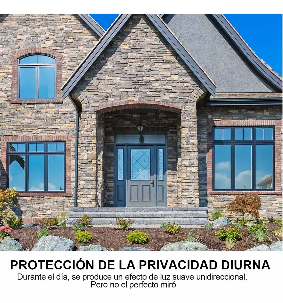 Lámina de Control Solar Ventanas Reflectante Unidireccional Adhesiva-6