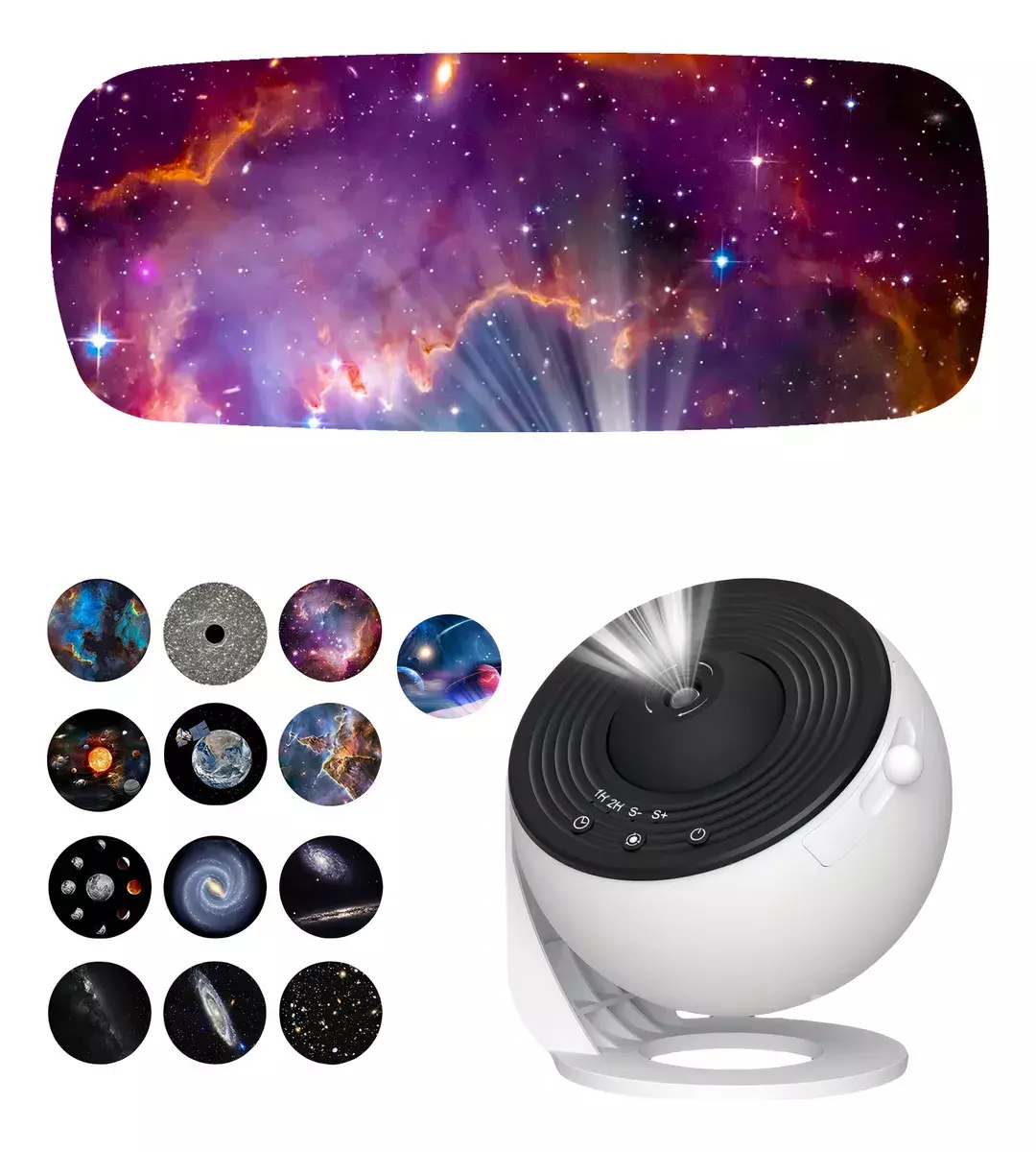 Proyector de Estrellas 4K HD Rotación 360° Temporizador Escenas Ajustables-5