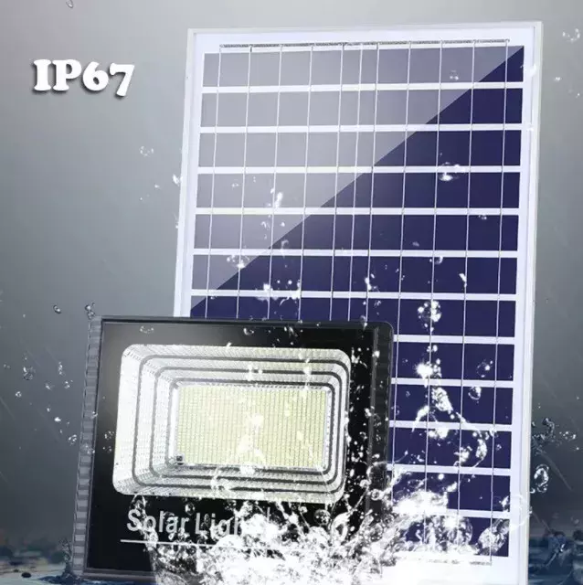 Reflector Solar LED 800W IP67 Control Remoto Batería Alta Duración-3