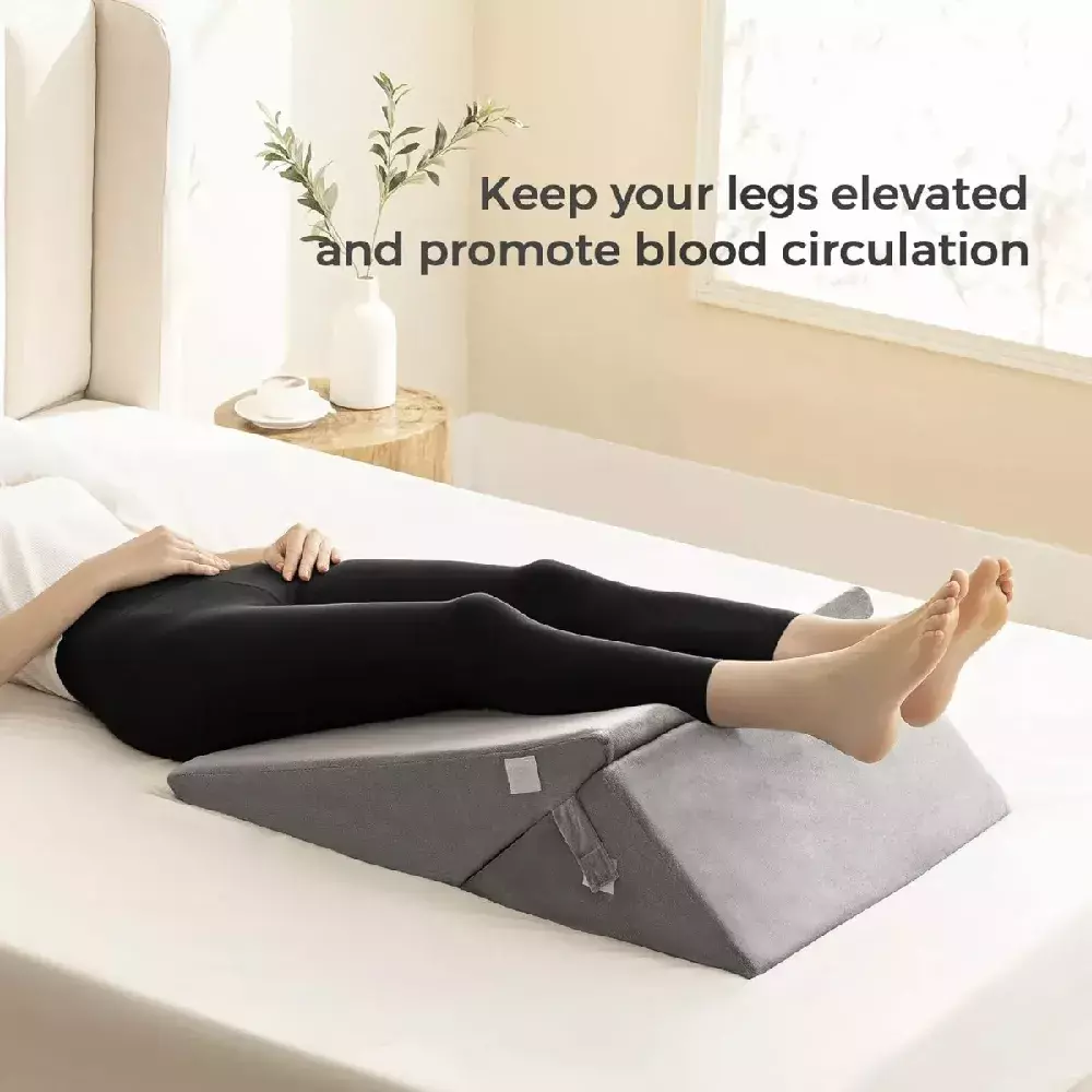 Cojín en Cuña Multifuncional Ajustable con Funda Removible Lavable-3