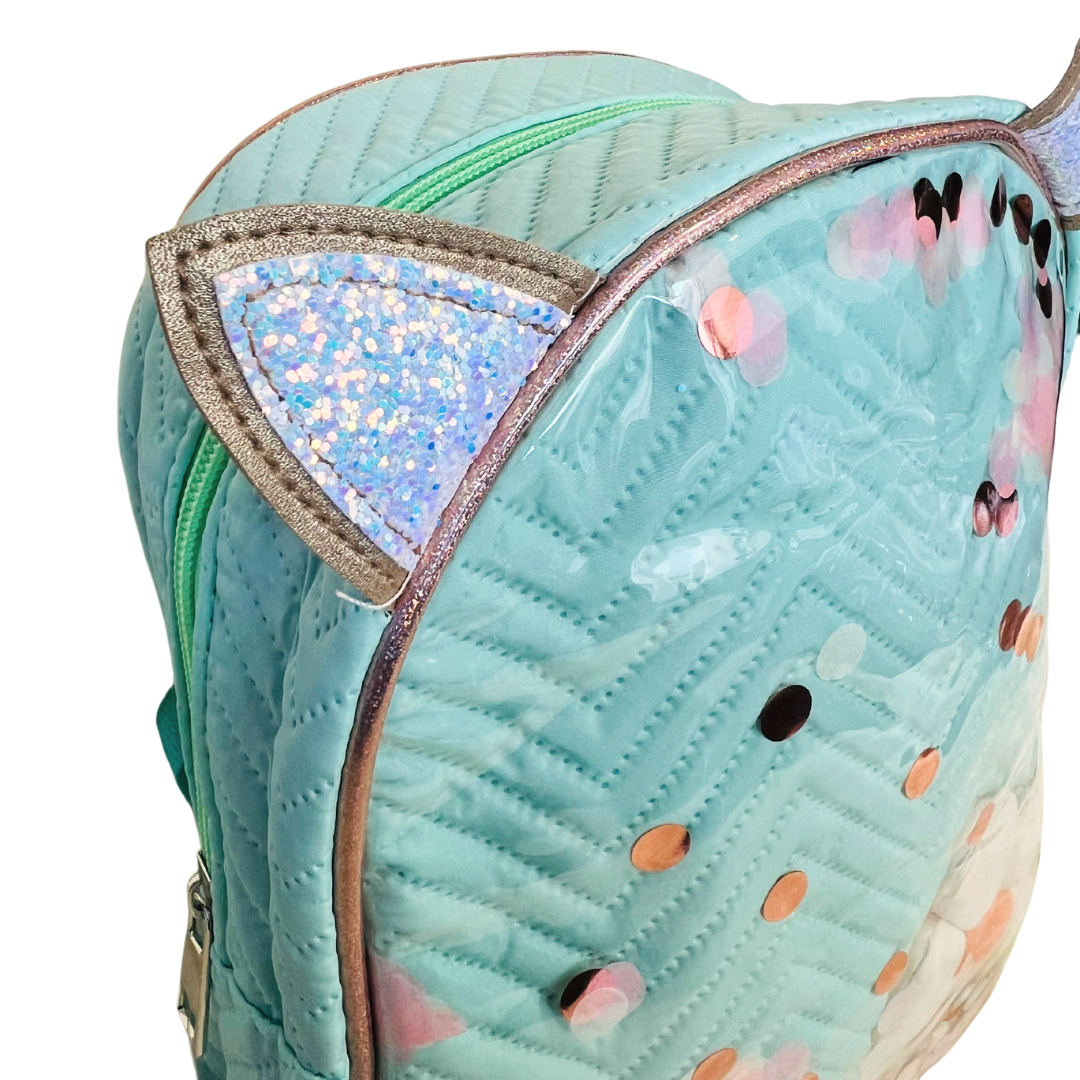 Mochila Bolso de Niña Escolar con Brillo modelo gatito-1