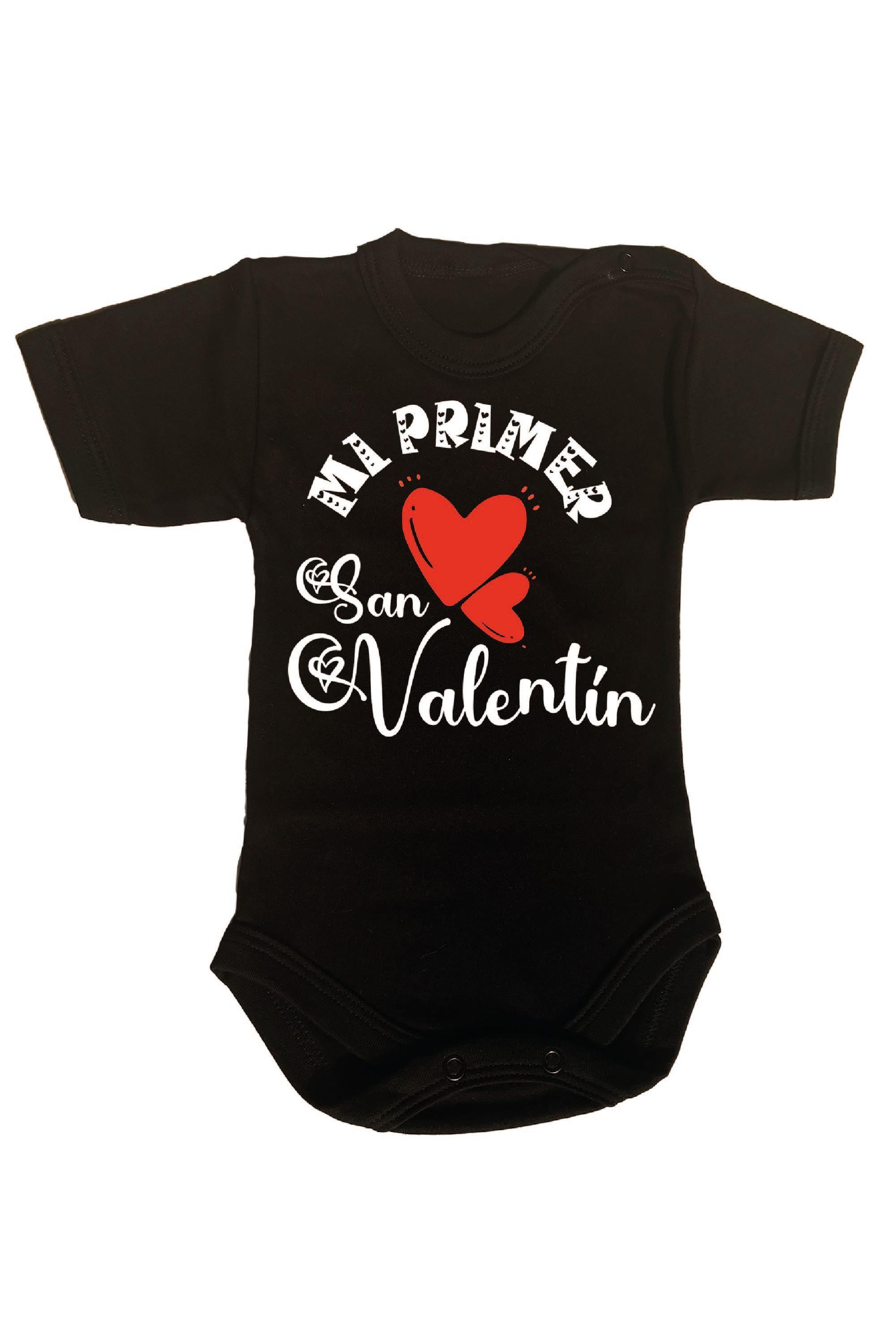 PILUCHOS BODY DE BEBE MI PRIMER SAN VALENTÍN DÍA DE LOS ENAMORADOS -1