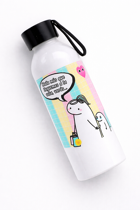 Botella de Aluminio 750 ml Modelo Mama Nada mas que lleguemos veras-0