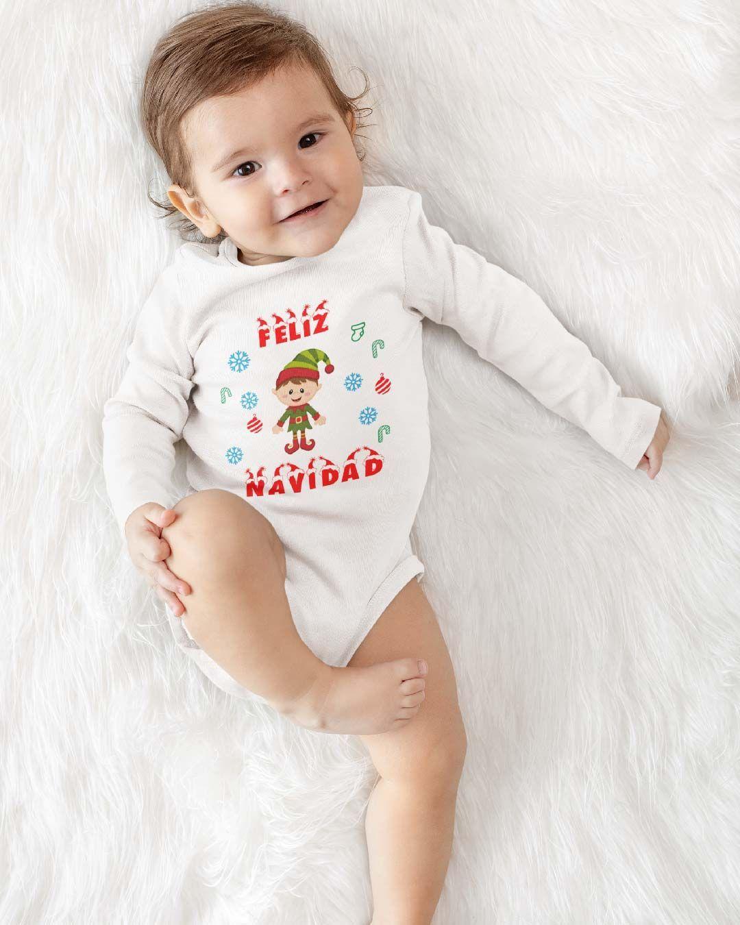 PILUCHOS BODY DE BEBE NAVIDAD FELIZ NAVIDAD DUENDE-0