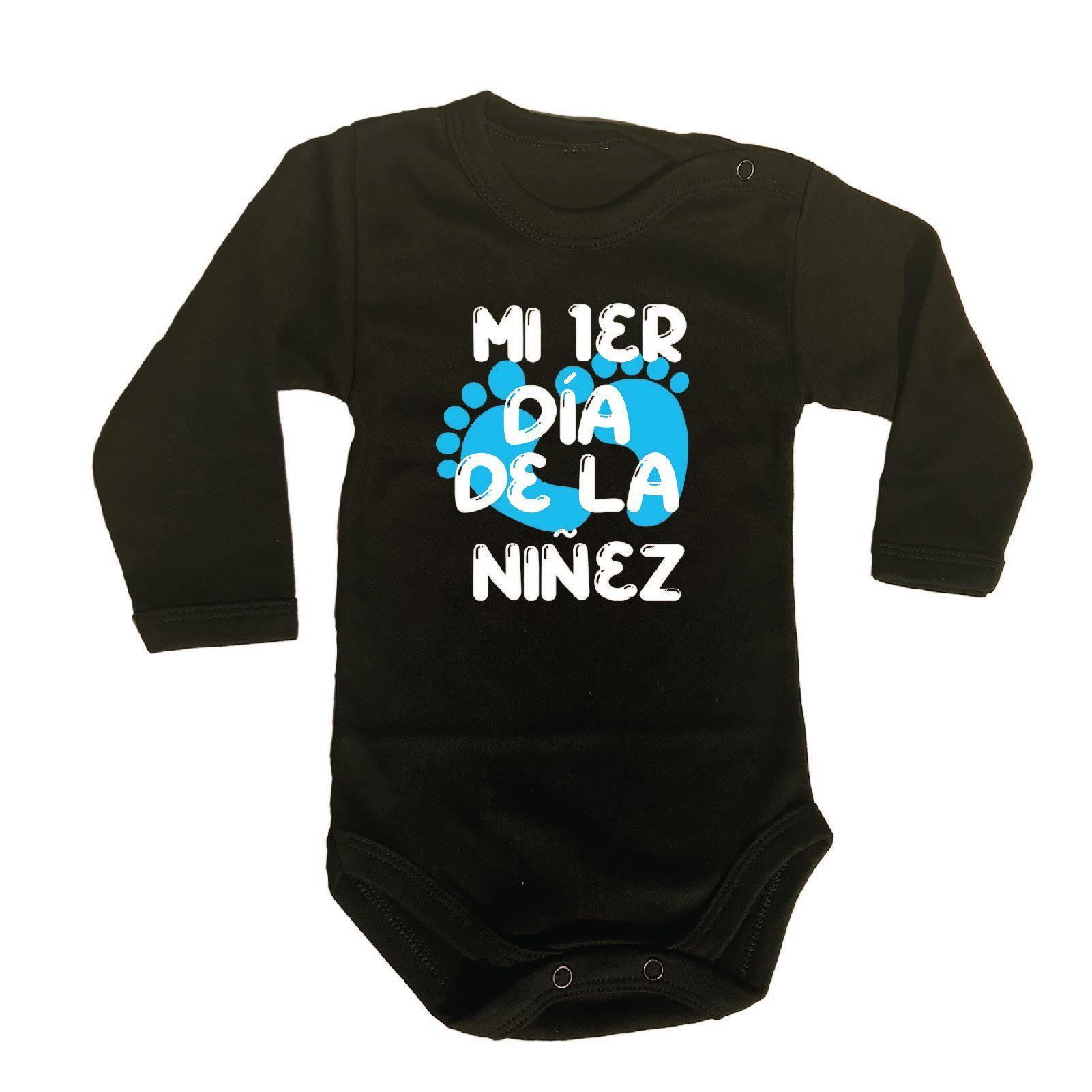 Piluchos / bodys manga larga niño mi primer día de la Niñez-1