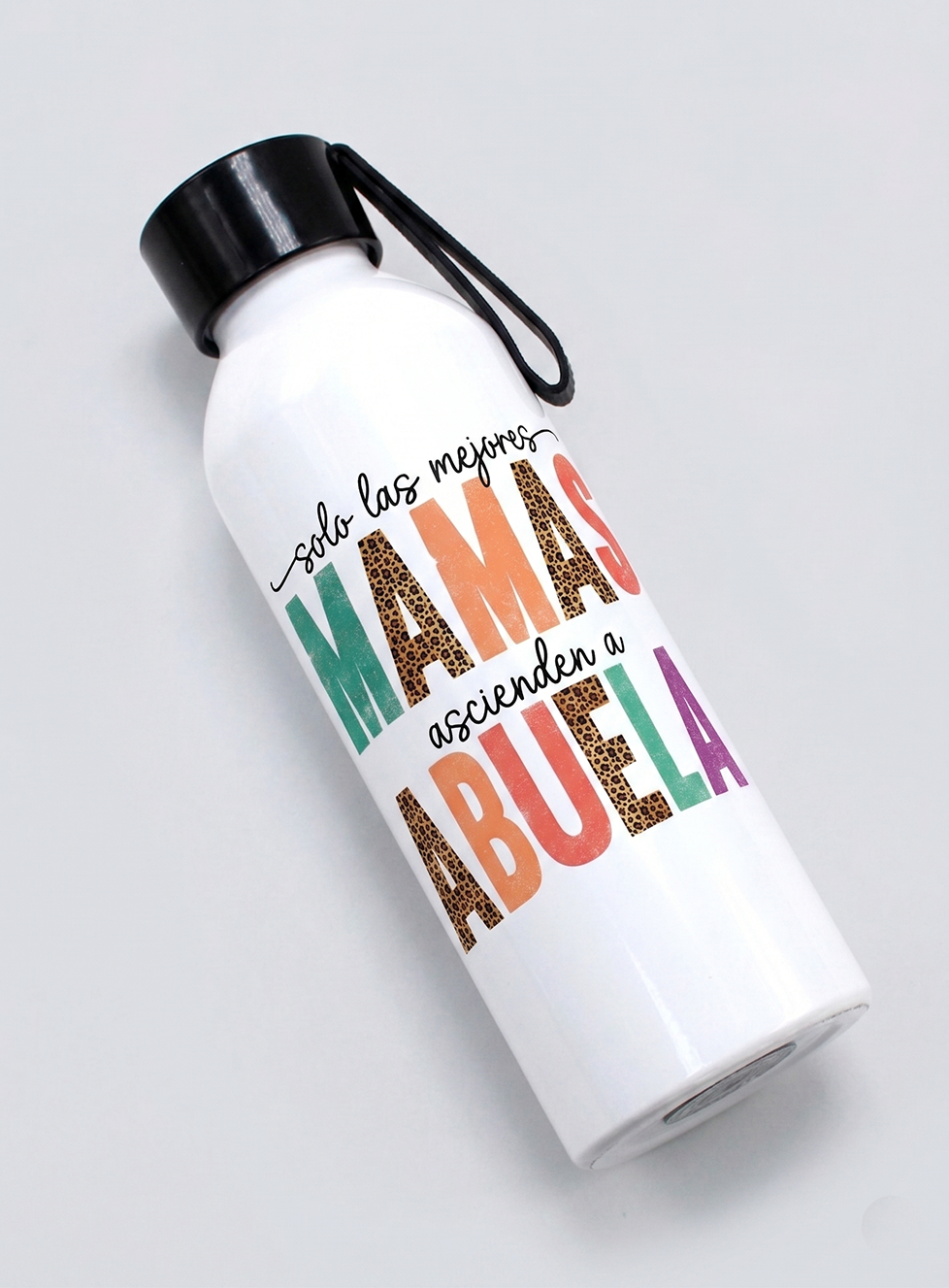 Botella de Aluminio 750 ml Modelo Solo las mejores mamas ascienden a Abuela-0