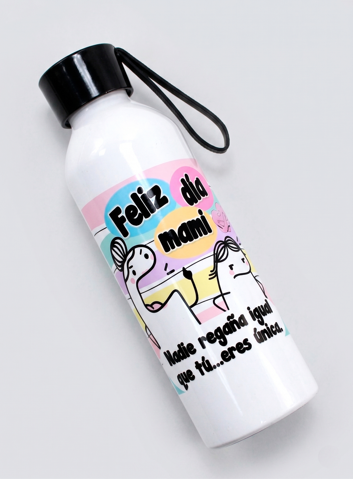 Botella de Aluminio 750 ml Modelo Mama Feliz Dia mami-0