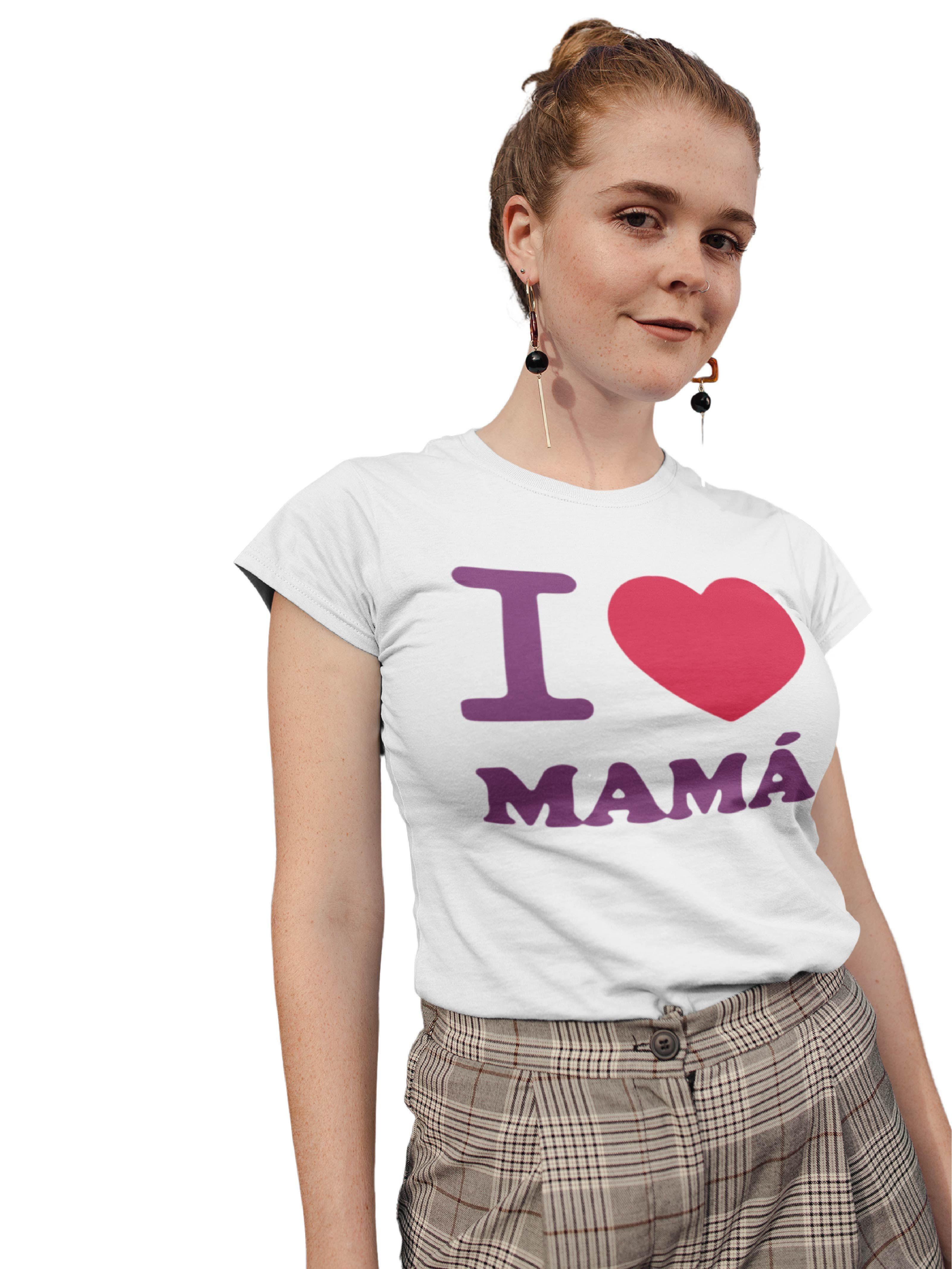 POLERA DÍA DE LAS MADRES I LOVE MAMÁ-0