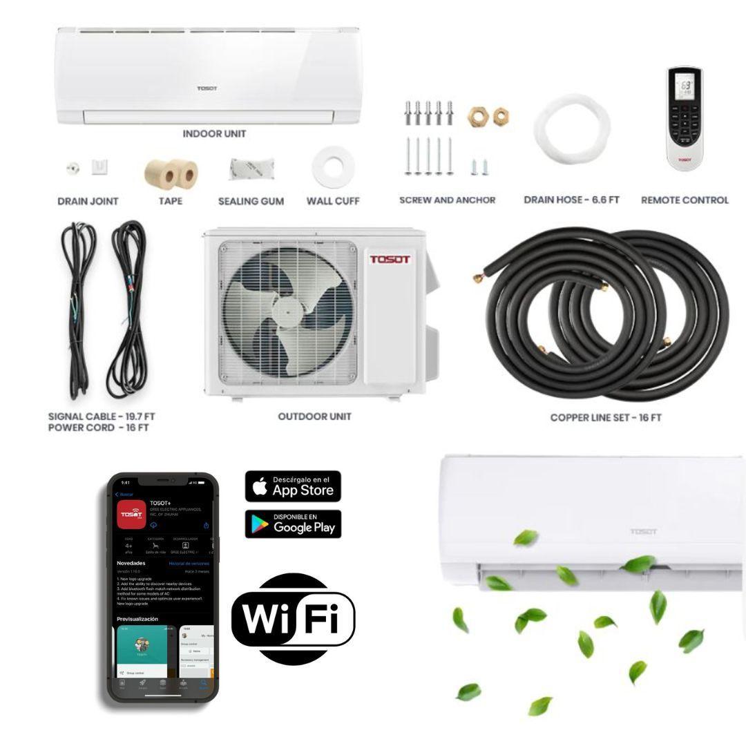 Aire Acondicionado Tosot Inverter 18.000 BTU Frío-Calor Wifi Healthy Filter iFeel-5